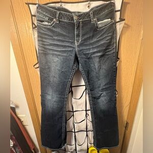 Aiko Bootcut Silver Jeans Women’s size 18